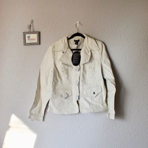 White Leather Jacket